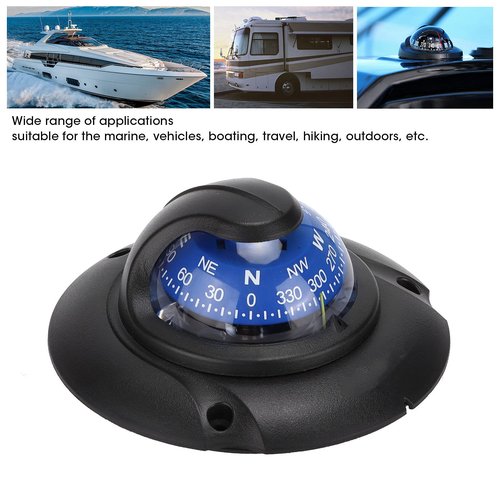 High Accuracy Multi Function Magnetic with LED Light - Flush Mount for Marine, Yacht, Hiking, and Outdoors