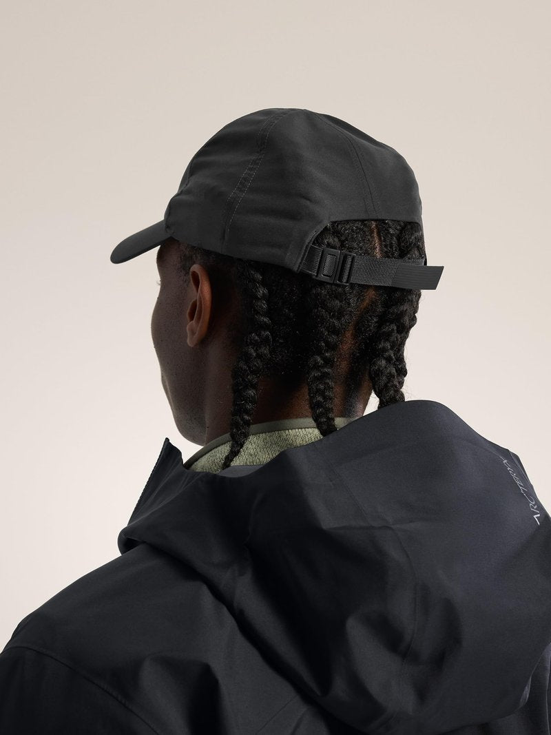 Arc'teryx Bird Word Cap | Performance Six-Panel Ball Cap | 24K Black, Small Medium