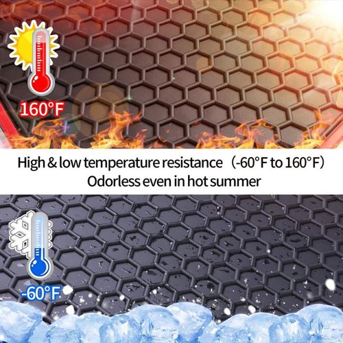 Matericuo Golf Floor Liner Mat Full Coverage Custom Fit for 2 and 2+2 Club Car Models Precedent 2004-UP/Onward & Tempo (2017-UP)/Villager & V4L (2019-UP Grey
