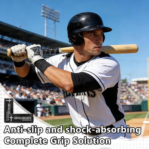 Eyourlife Baseball Bat Grip Wraps - Non-Slip Elite Batting Tape for Softball & Baseball | 2/4 Pack