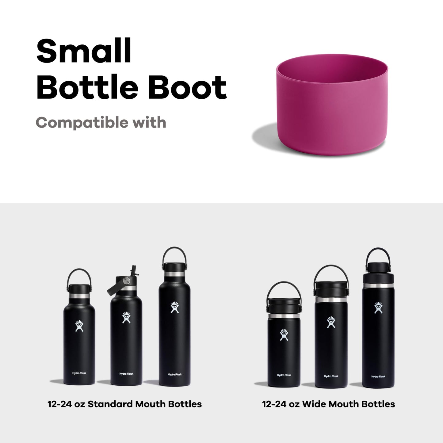 Hydro Flask Bottle Boot – Bottom Protector Sleeve – Silicone Water Bottle Accessory Small Surf Blue
