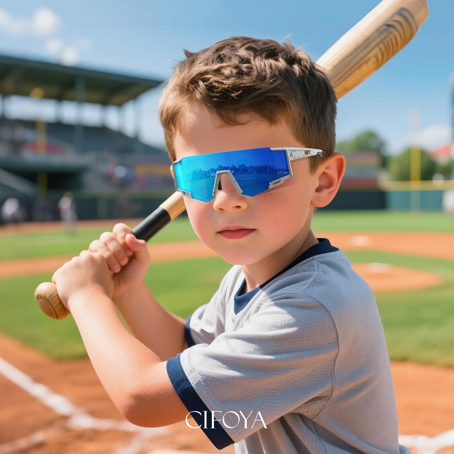 Skiennix Kids Sunglasses - UV400 Protection for Boys & Girls Age 6-14 | 3-Pack Sports Shades