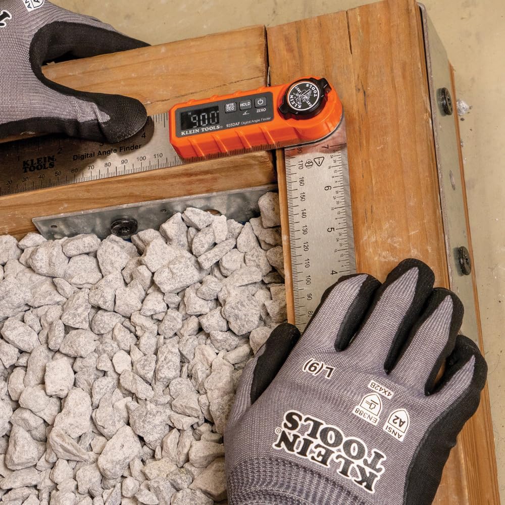 Digital Angle Finder by Klein Tools - Precision Miter Saw Protractor for Accurate Measurements