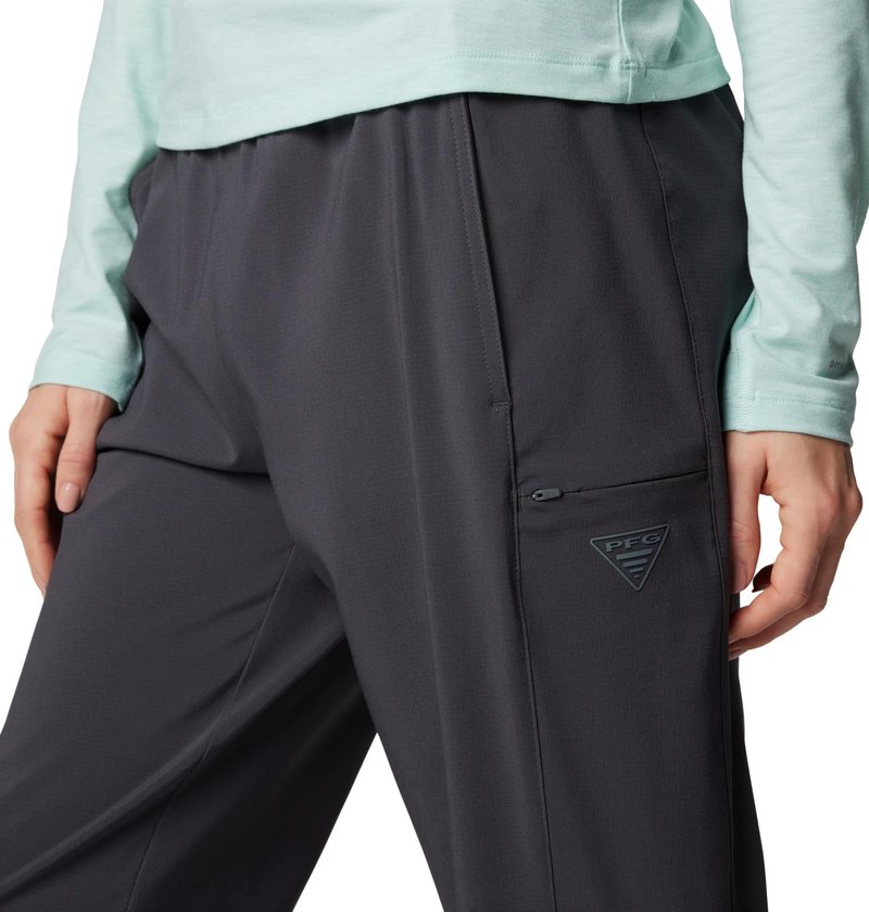 Columbia Women's PFG Uncharted Pull On Pant, Shark, X-Large
