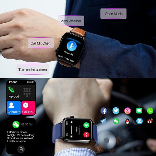 Advanced Health Smartwatch - Real-Time Heart Rate, Blood Oxygen & Sleep Monitoring | Compatible with Android & iOS