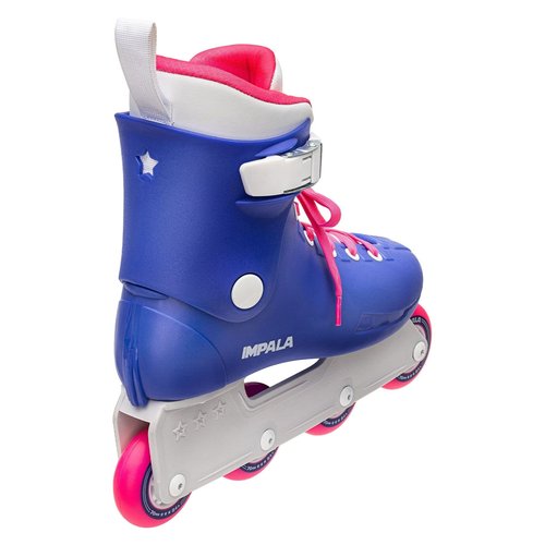 Impala Rollerskates Lightspeed Inline Skate Blue/Pink 5 M