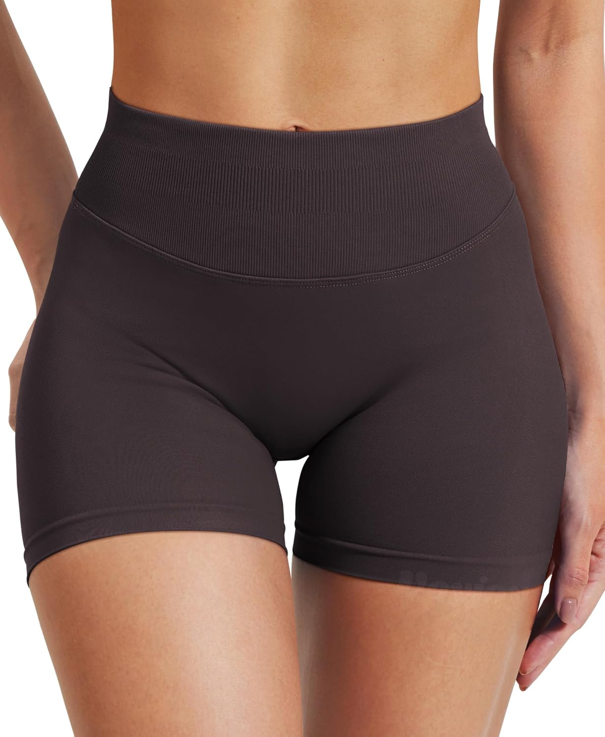 VOYJOY Women's Workout Shorts - Scrunch Butt Lifting Seamless Biker Shorts | 2.5" to 6" Sizes