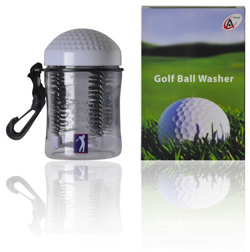 Ascent Golf Ball Washer Cleaner - Golfer's Best Gift Idea, Accessory, Gift for Men Women, Souvenir, Present
