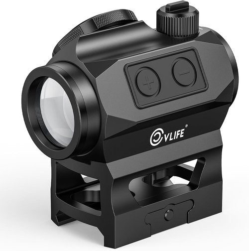 CVLIFE Red/Green Dot Sight - 1x20mm 2MOA Rifle Scope with Motion Awake, IPX7 Waterproof & Shockproof