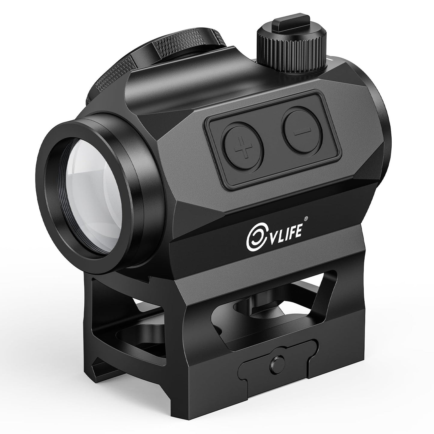 CVLIFE JackalHowl Compact Green Dot Sight, 2 MOA Motion Awake Green Dot Optics Reflex Sights,IPX7 Waterproof Scope with Low Mount and Co-Witness Riser Mount