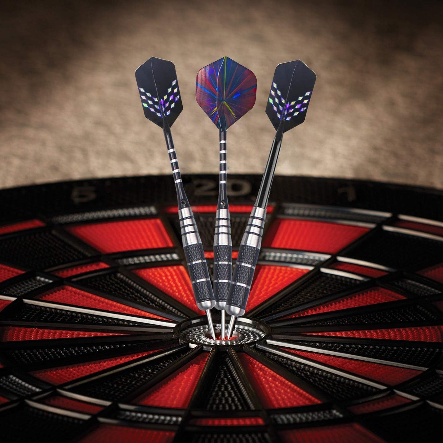 WINSDART Professional Metal Darts Set - Steel Tip Darts with Nonslip Iron Barrel & Aluminum Shafts | Gift Box Included