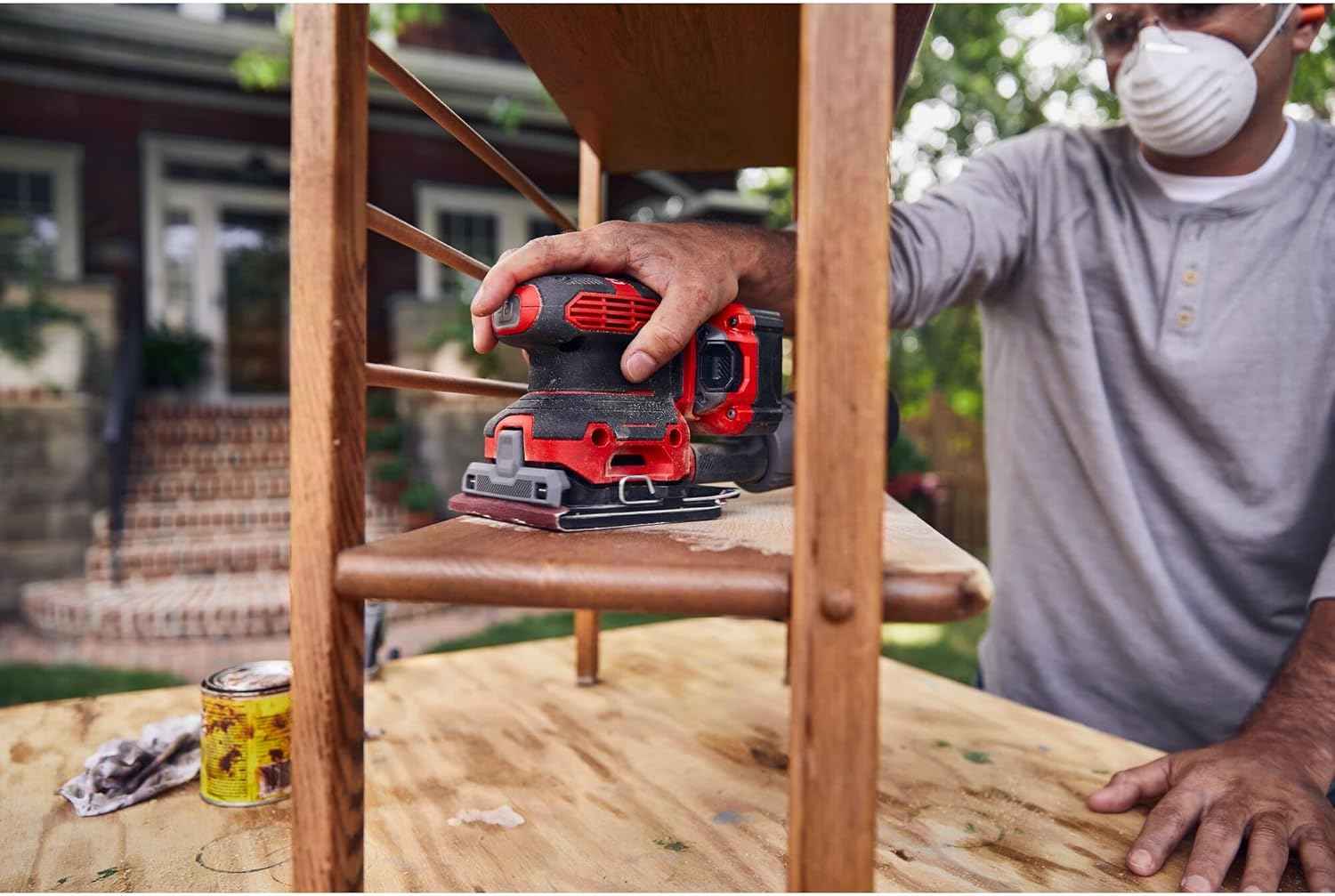 CRAFTSMAN V20 Cordless 1/4 Sheet Sander - 9,000-12,000 OPM Bare Tool (CMCW222B)