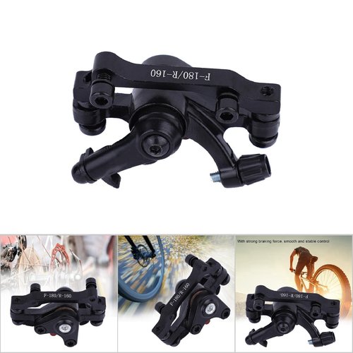 Cunyuer Disc Brake, Universal Front Rear Mechanical Disc Brake, Disk Brakes Pads for Electric Bicycle BB8 (F180 R160)