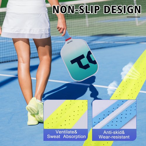 AILANFEI Pickleball overgrip 6 Pack Anti-Slip, Sweat-Absorbing and Extra-Long Pickleball Grip Tape Suitable for Tennis Squash Badminton (Colour)