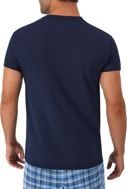 Hanes Men's Pocket T-Shirt | 6-Pack Cool & Breathable Cotton Tees | Stay-Tucked Undershirts