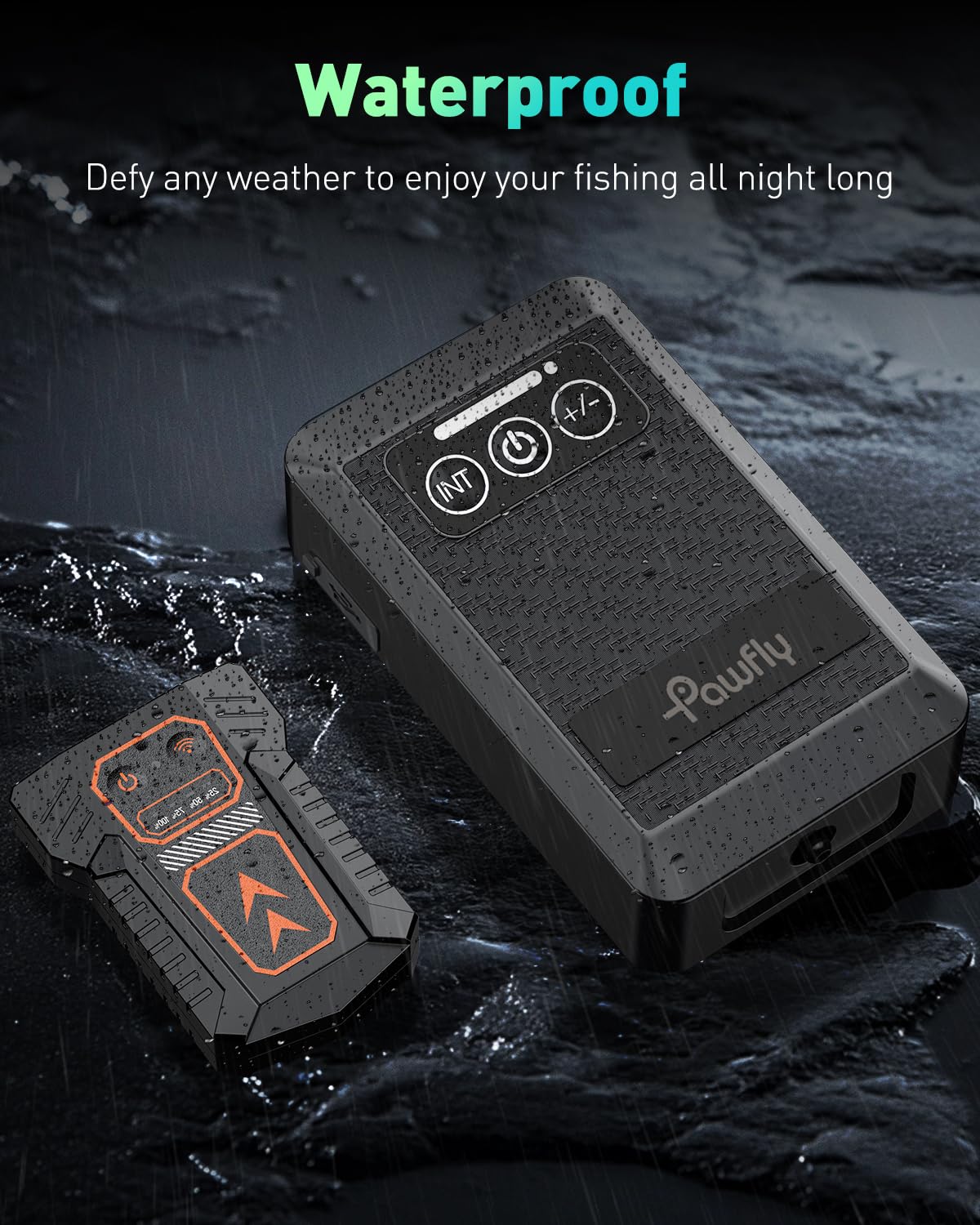 Pawfly Live Bait Bucket Air Pump Kit, Portable Battery Aerator for Fish
