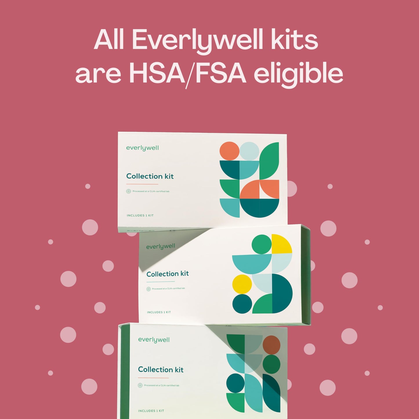 Everlywell At-Home Women's Health Collection Kit, Measures 11 Biomarkers for Hormonal Wellness, including Cortisol, Progesterone & TSH - CLIA-Certified Lab Results Within Days - for Women Ages 18 Plus