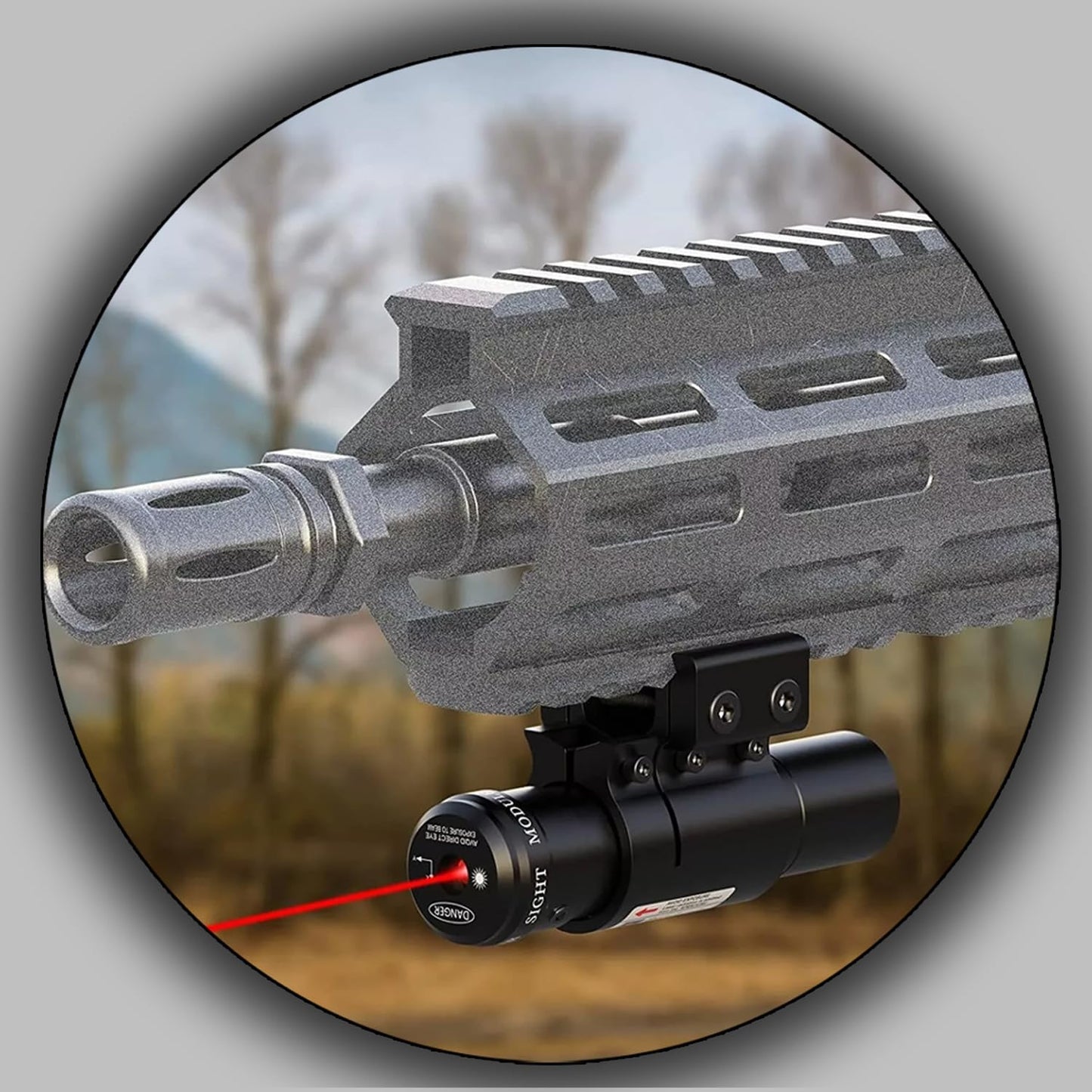 Red Laser Sight Beam Dot Sight Scope Tactical Picatinny Sight Scope