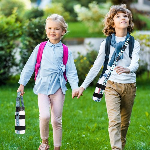 HEYSKAY Water Bottle Holder - Adjustable Sling for Owala FreeSip, Hydro Flask & Universal Bottles | Ideal for Hiking & Walking