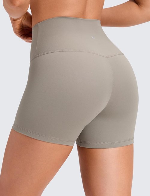 CRZ YOGA Butterluxe Biker Shorts - High Waisted 4'' Spandex for Women | Perfect for Yoga & Workouts