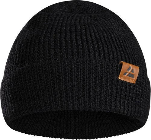 DANISH ENDURANCE Merino Wool Beanie - Warm Knitted Winter Hat for Men & Women