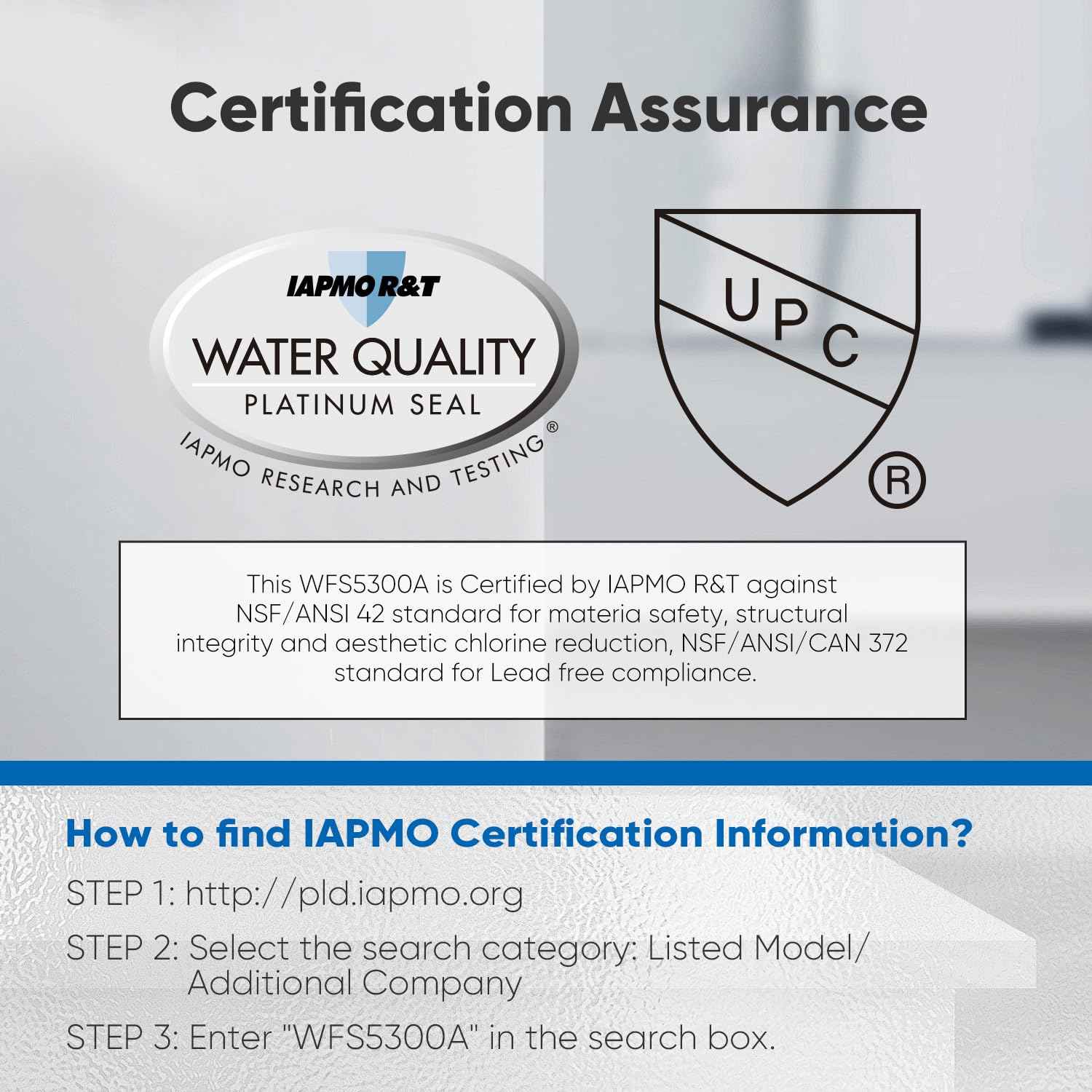PUREPLUS Under Sink Water Filter System, 22000 Gallons, 99.99% Chlorine Reduction, NSF/ANSI 42 Certified,Removes Heavy Metals,Chlorine, Direct Connect Under Counter Water Filtration System