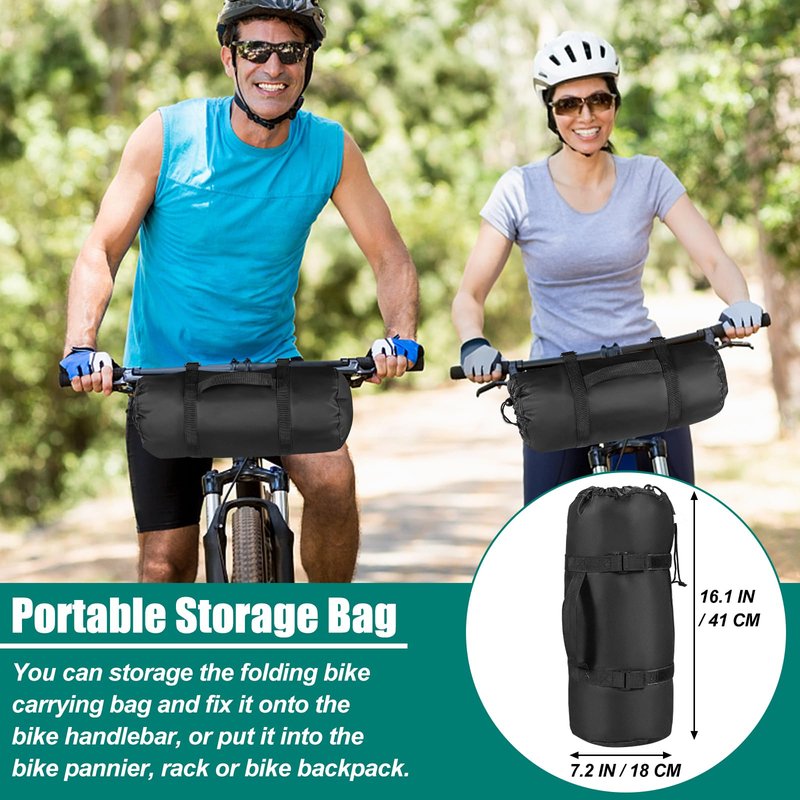 Bike Travel Bag Airplane for 26 inch to 29 inch Mountain Bicycle,Heavy Duty 840D MTB Bicycle Box Case with Strong Webbing for Air Travel Flights Waterproof,Bicycle Outdoor Storage Bag with Carry Bag