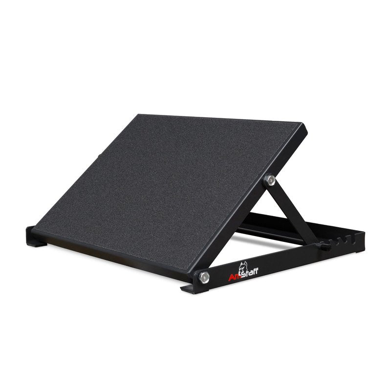 Amstaff Fitness Adjustable Squat Slant Board for Heel Elevating - Non-Slip, High-Density Heel Elevated Squat Wedges for Enhanced Weightlifting, Strength Training, Calf Stretching & Mobility