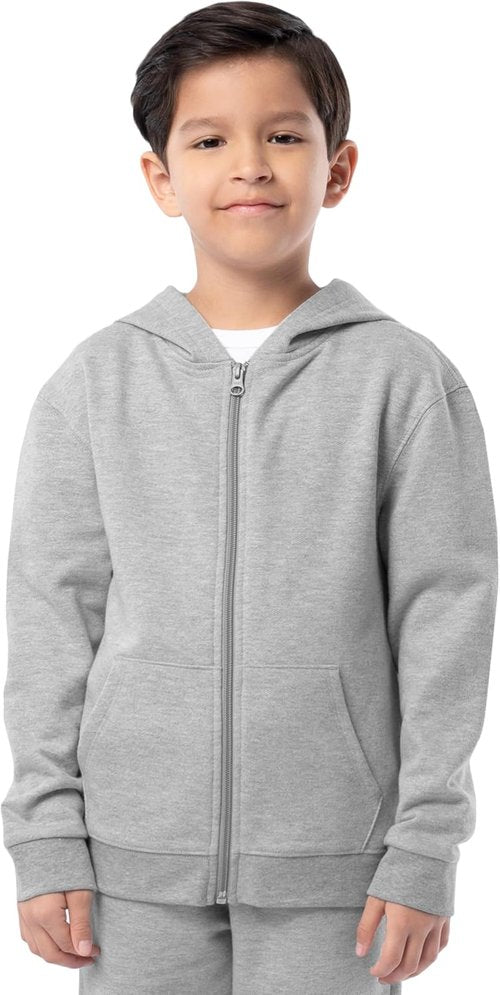 Fruit of the Loom Kids' Fleece Full Zip Hoodie - Cozy Comfort for Active Play | Various Colors Available