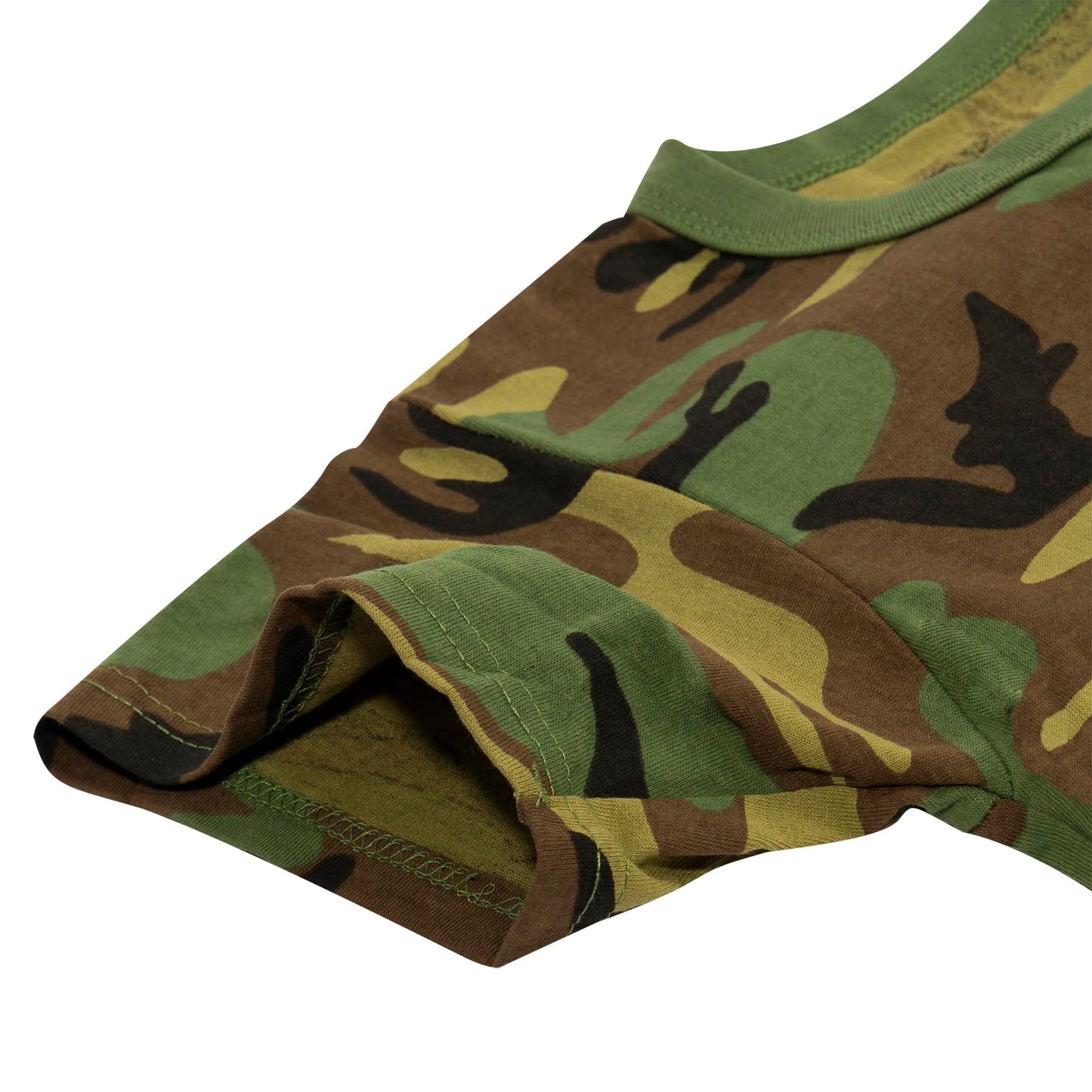 Rothco Kids Woodland Camo Heavyweight T-Shirt (US, Alpha, Medium, Regular, Woodland Camo)