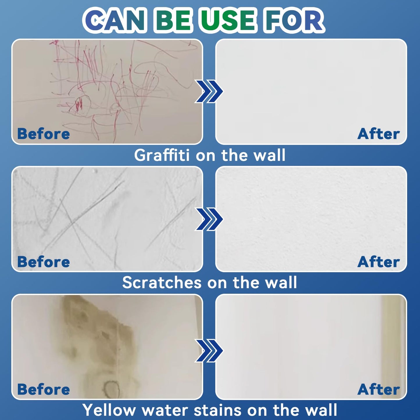 White Paint for Wall, Fast-Drying Paint Roller Brush, Water-Based Wall Paint Touch Up Without Extra Tools Required, Easy to Apply Drywall Repair Small Areas Surfaces for Flat, Ceiling(1 Pack)