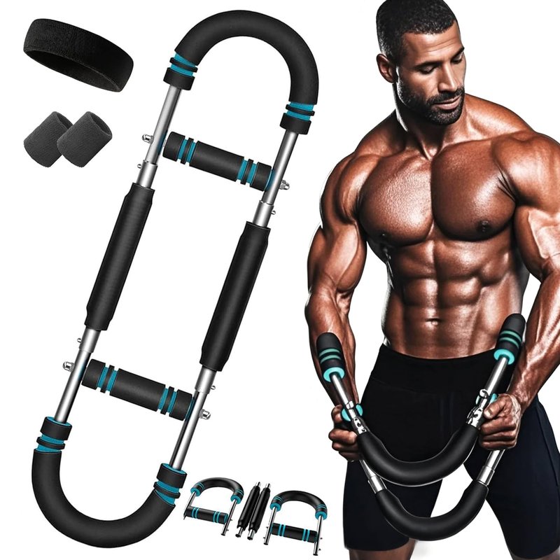 STAYGERAR Twister Arm Trainer, 40-180 Lb Adjustable Chest Workout Equipment, Twister Arm Exerciser Shoulder Muscle Training (Blue 40-100 LBS)