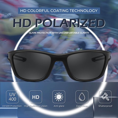 FEISEDY Sports Polarized Sunglasses For Men Women Cycling Driving Fishing Running UV400 Protection B0125