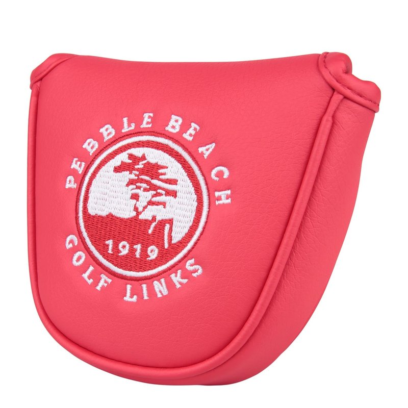 OGECLF 1pc Golf Club Mallet Putter Head Cover for Center Shaft Putters Center Shaft Mallet Cover with Magnetic Closure (Red)