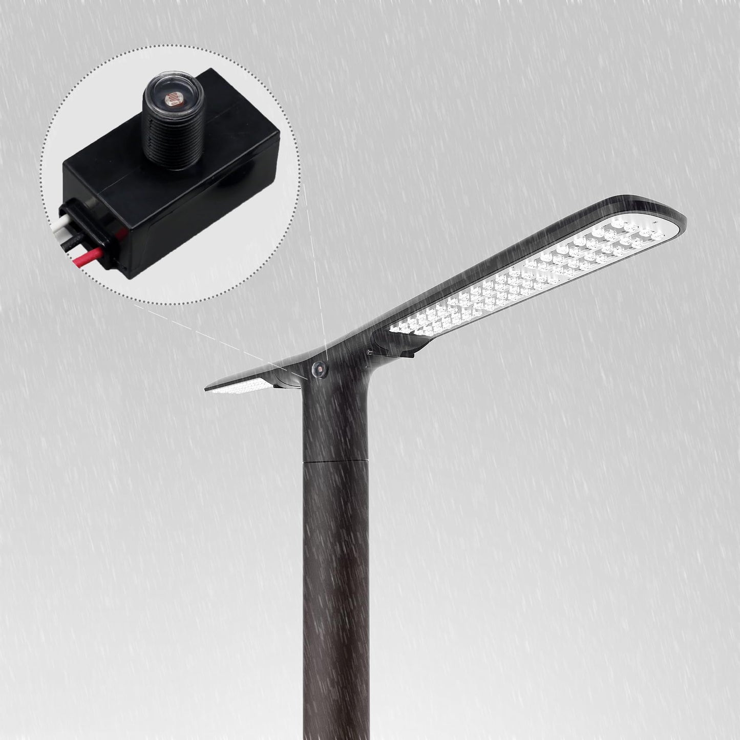 Photoelectric Control Switch, Suitable for Outdoor Places Such as Courtyard Lights, Street Lights, Gardens, etc. It Automatically Turns Off During The Day and Starts Automatically at Night (1)