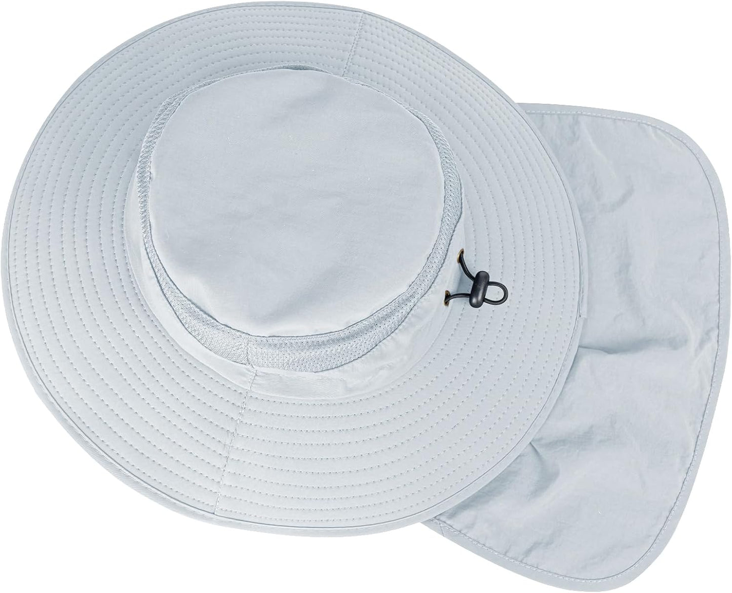 Skiennix Sun Hat - UPF 50+ Breathable Wide Brim Fishing Bucket Hat | Summer UV Protection with Neck Flap