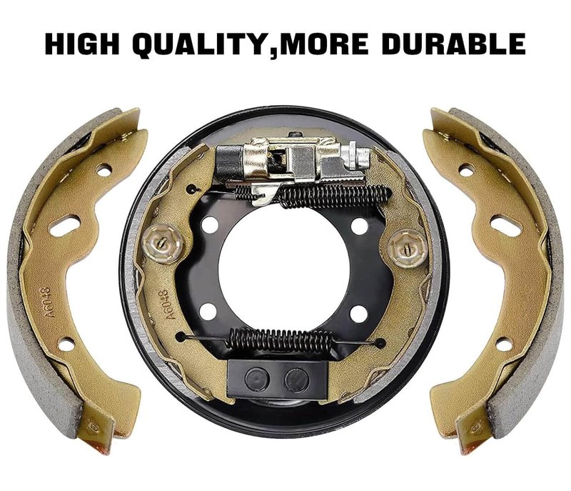 LEAPGOMAX EZGO Golf Cart Replacement Brake Shoes Pads 27943G01 70795G01 Fits E-Z-GO Medalist 1997+, EZGO TXT 1997+, Workhorse 96+, Yamaha G14-G22 94-06(Note: Not Fit 4-Cycle EZGO)