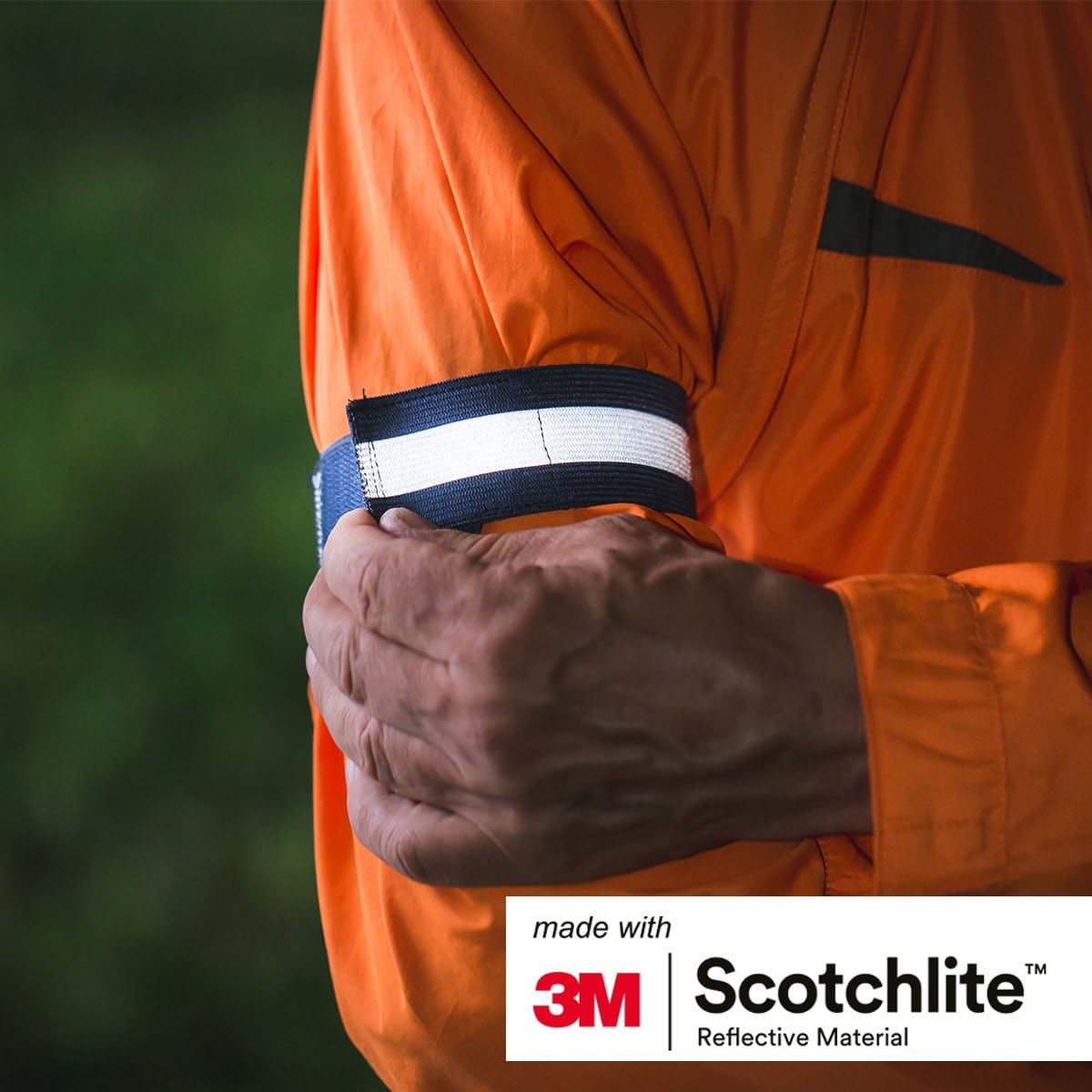 Salzmann Reflective Arm and Leg Bands - 3M Scotchlite Material | Set of 4 for Enhanced Visibility