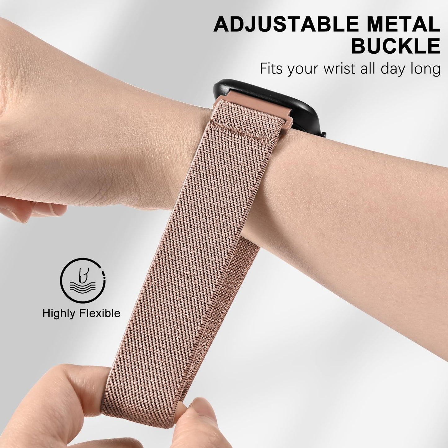 Kollody Nylon Watch bands Compatible with Amazfit Bip 6/Bip 5/Active Max/Bip Max/Balance 2/Balance,3 Pack 22mm Soft Elastic Sports Replacement Strap for Amazfit GTR 4/3/3 Pro/Cheetah Women Men