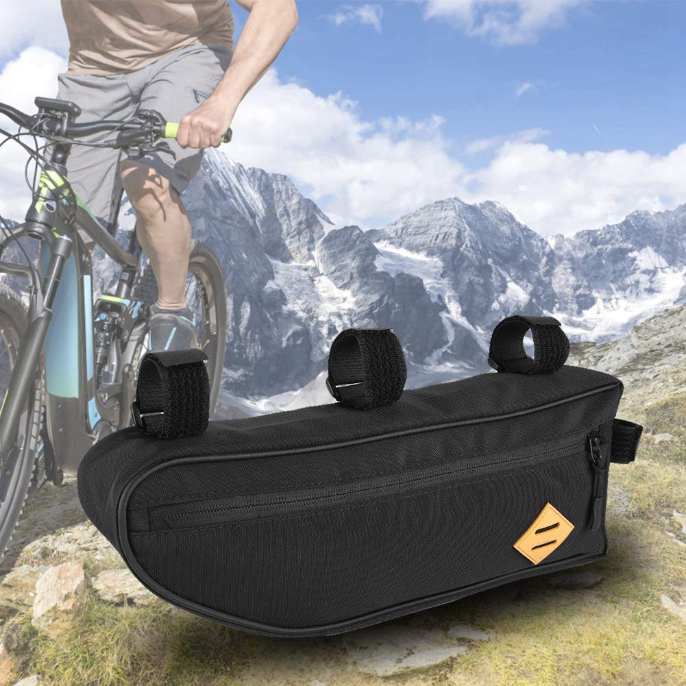 Tbest Bike Bag,Triangle Frame Bag,Frame Bag Large Cycling Triangle Pack Front Top Tube Bag Cycling Under Seat Pouch(M)