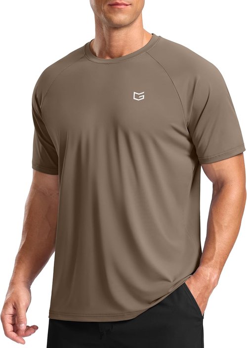 G Gradual Men's Athletic Performance Tee - Moisture-Wicking Cooling Short Sleeve Workout Shirt for Gym & Tennis