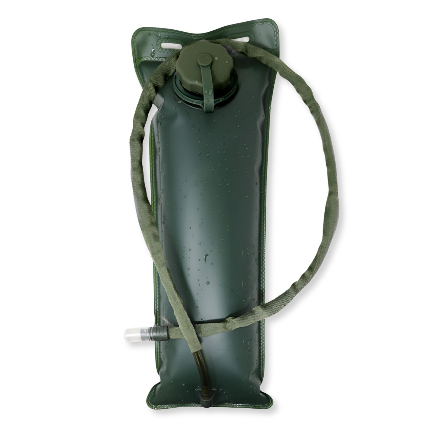 M MCGUIRE GEAR Hydration Bladder, 3L/100 oz. Water Bladder, Leak Proof Hydration Pack, Water Reservoir with Insulated Drinking Tube for Hiking, Cycling, and Biking (Olive Drab)