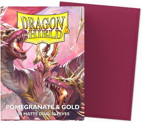 Dragon Shield | Matte Dual Standard Size Card Sleeves - Red/Gold Soul & Truth Bundle, 3×100 CT | Premium TCG Protection