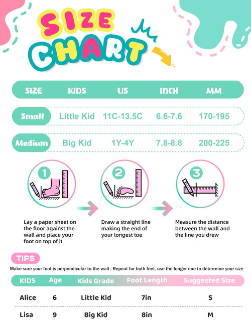 2PM SPORTS 4 Size Adjustable Light Up Roller Skates for Girls, Flashing 4 Wheels, Beginner Kids Rollerskates for Age 5-8 8-12 - Green Small
