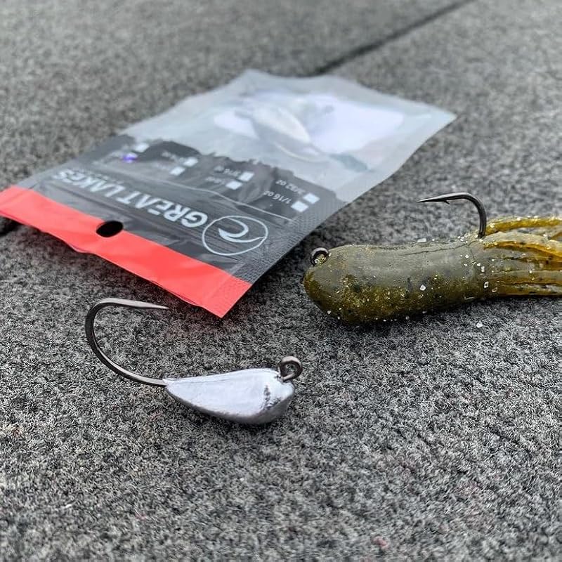 Mini Pro Tube Head - 4 Pack - 1/4 oz Finesse Fishing Jig Heads