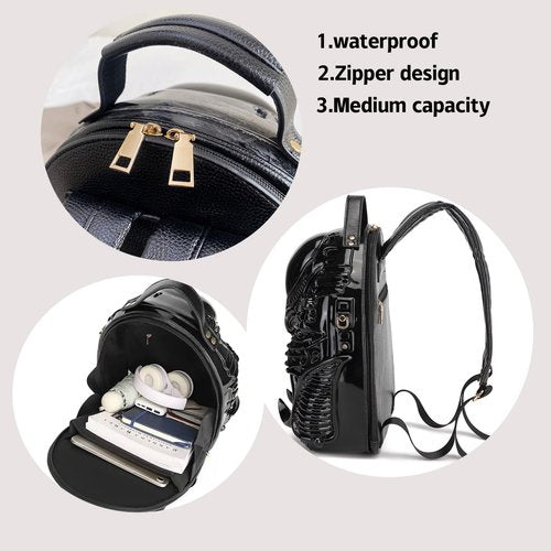 LHNRHZI Men and Women Cool Xenomorph costume backpack PVC alien backpack Outdoor