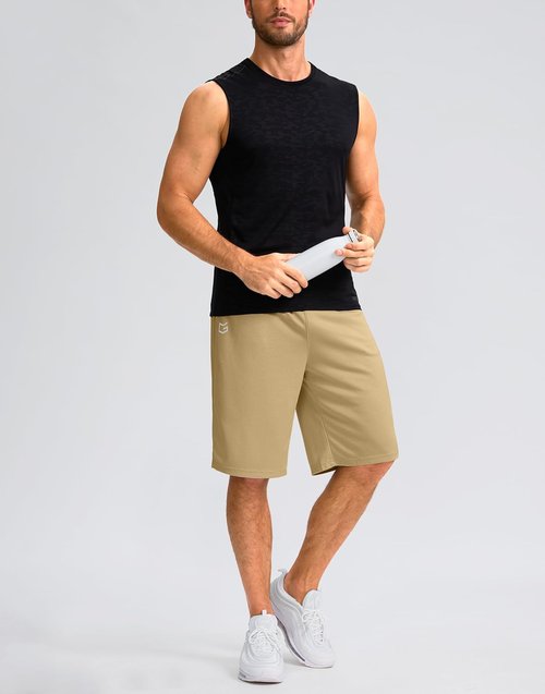 G Gradual Men's Athletic Shorts - Lightweight Quick-Dry Basketball Shorts with Pockets | 11" Length