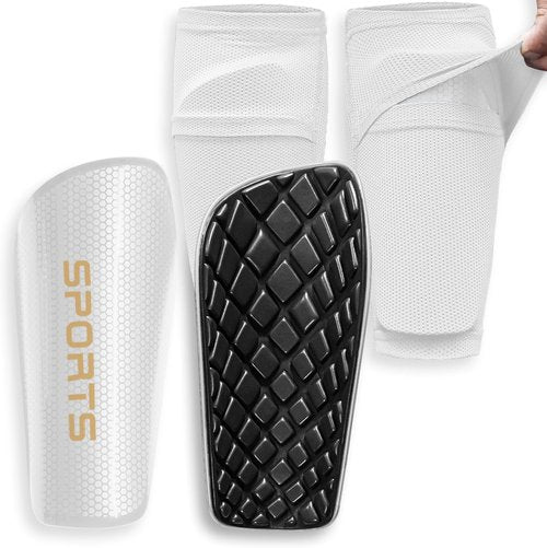 LPONJAR Soccer Shin Guards - Optimized Protective Pads for Kids, Youth & Adults | Perfect for Football Games