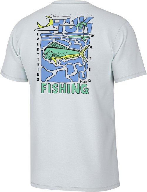 HUK Men's Fishing Tee - Quick-Dry Performance Short Sleeve Shirt | Comfortable Fit
