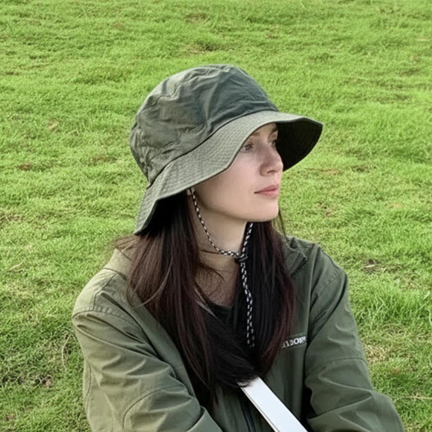 Skiennix Quick Dry Bucket Hat - Packable Rain Hat with Detachable Chin Strap | Outdoor Fishing & Sun Protection